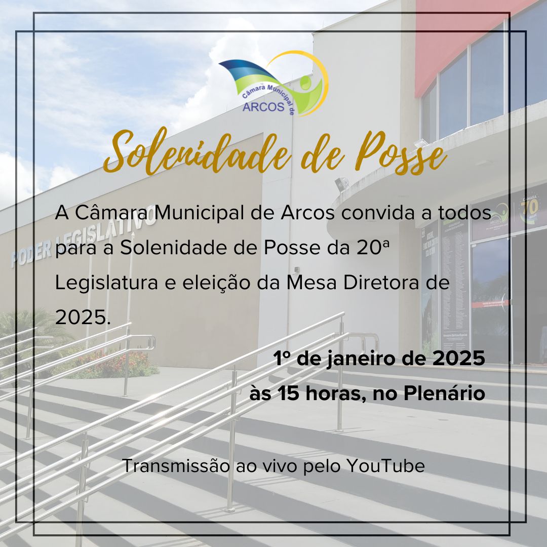 Solenidade de posse 2025