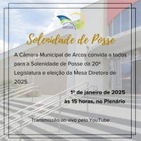 Solenidade de posse 2025